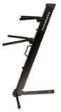 Ultimate Support AX-48 Pro - APEX Series Two-tier Portable Column Keyboard Stand (Black)