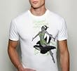 THE SOUND OF ANIMALS FIGHTING - Girl And Sparrow - White T-shirt