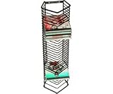 Onyx Black Wire CD Rack