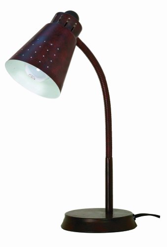 Satco Products 60/818 Large Goose Neck Desk Lamp, Old Bronze On Sale