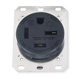 Hubbell HBL8460A NEMA 15-60R 3O 250V AC, 60A Straight Blade Receptacle