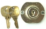 National Cabinet Lock 8703-US3-KA Drawer & Door Locks, 15/16 Cylinder Length, Brass Finish - Keyed Alike
