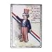 Boy Americana Postcard Pin Image