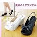 NIENA（ニエナ）　美脚メイクサンダルブラックＬ