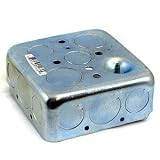 Electrical Boxes: 4 Inch Square Box- 1 1/2 Inche