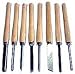 Tools & Hardware : 8 Pcs Wood Lathe Turning Chisel Sel HSS