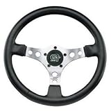 Polished/black Formula Gt Steering Wheel Fits All Jeeps w/ Adapter CJ, YJ Wrangler # 789