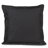 Tailored Euro Sham in Black