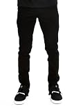 RUDE Black Tapered Skinny Jeans