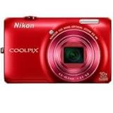 Nikon COOLPIX S6300 16 MP Digital Camera with 10x Zoom NIKKOR Glass Lens and Full HD 1080p Video (Red)
