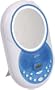 GPX RCD4004SH Water-Resistant Bathroom CD Player with AM/FM Tuner, Clock, and Fog-Free Mirror