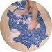 Fish Bath Mat in Clear