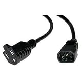 Cables To Go 03149 18 AWG Monitor Power Adapter Cable, Black (15 Feet/4.57 Meters)