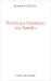 Book Sociologie historique des Annales