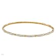 Bracelet With 0.80ctw Genuine Clean Diamonds Made in 14K Yellow Gold. Total item weight 6.8g Length 7in