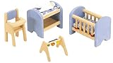 Pintoy Dolls House Wooden Accessory set - Nursery