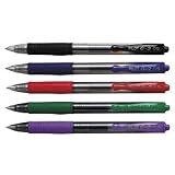 Pilot(R) G-2(TM) Retractable Gel Ink Rollerball Pens, Extra Fine Point, 0.5 mm, Red, Pack of 12