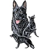Black German Shepherd Adult Sweatshirt