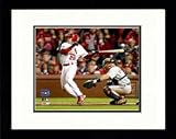 2006 World Series Game 4: David Eckstein RBI Double Framed Photo