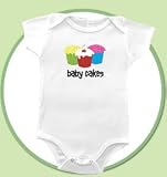 Baby Cakes Short Sleeve Infant Onesie, Baby Size 3-6 Months