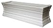 Novelty Model 27482 48-Inch Windsor Flower Box White with Brackets