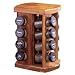 Kamenstein 50116 16 Jar Acacia Spice Rack