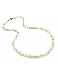 18" AA+ 4.5x5mm Akoya Cultured Pearl Necklace