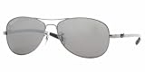 Ray Ban Sunglasses RB 8301 Tech 004/N8 Gunmetal/Grey Mirror Silver Gradient P...