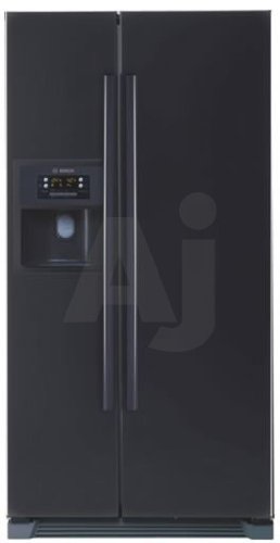 Bosch B20CS51SNB Evolution 500 Series Black Side-By-Side Refrigerator