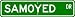 Samoyed STREET SIGN ~ High Quality Aluminum ~ Dog Lover