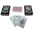 Two Decks- Royal 100% Plastic Playing Cards w/ Cross Pattern - Playing Cards > 100% Plastic > Other