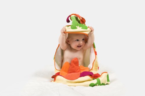 Imagen 4 de Babymoov - Toalla con capucha, diseño de pájaro