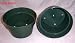 Green Plastic Flower Pot - 6w