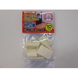 【6個セット】YAZAWA　ケーブルホルダー大 白 10個入　FCB3W