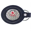 Boston Red Sox Large Leather/Pewter Key Ring - MLB Baseball Fan Shop Sports Team Merchandise