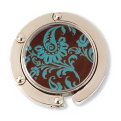 Finders Key Purse Hanger Paisley Floral