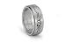 Stainless Steel Lady Spinner Ring 8mm