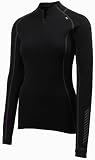 Helly Hansen W HH Warm Freeze 1/2 Zip - Sous-v&ecirc;tement Thermique femme - Black - M