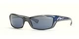 Arnette AN 4037-193 7B Metal Grey Blue TANTRUM Sunglasses with Blue Mirror Fade Lenses by