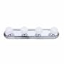 Yosemite Home Decor 4504-8 Chrome Finish Bathroom Vanity Fixture, Four Light