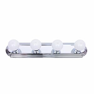 Yosemite Home Decor 4504-8 Chrome Finish Bathroom Vanity Fixture, Four Light by Yosemite Home Decor