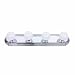 Yosemite Home Decor 4504-8 Chrome Finish Bathroom Vanity Fixture, Four Light