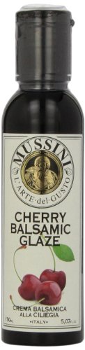 Mussini Crema, Ciliegio Balsamic Glaze with Cherry, 5.07-Ounce Bottles (Pack of 2)