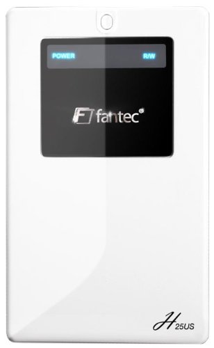 FANTEC H25US, Externes 6,35 cm (2,5Zoll) Geh&auml;use, SATA, USB 2.0, Backup, wei&szlig; Preisvergleich