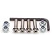 Cruiser Accessories 81330 Locking Fasteners, Import-Stainless
