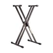 Hercules Ks120b Ez Lok Double Keyboard Stand