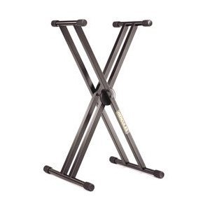 Hercules Ks120b Ez Lok Double Keyboard Stand