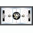 NHL Pittsburgh Penguins Framed Hockey Rink Mirror