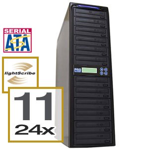 Produplicator 1-11 Lightscribe Burner 24X CD DVD Duplicator Produplicator 1-11 Lightscribe Burner 24X CD DVD Duplicator