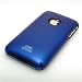 Electronics : Apple iPhone 3G Soft Polycarbonate Slim fit Case -Blue (Cozip Brand) Plus Smudge Free Screen Protector-Made in Korea